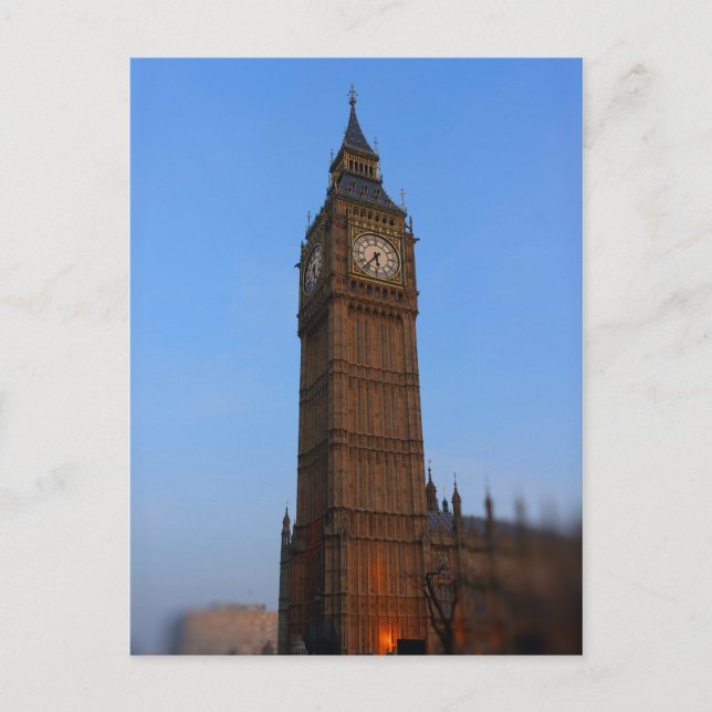 London - Big Ben - Postcard Postkarte (Vorderseite)