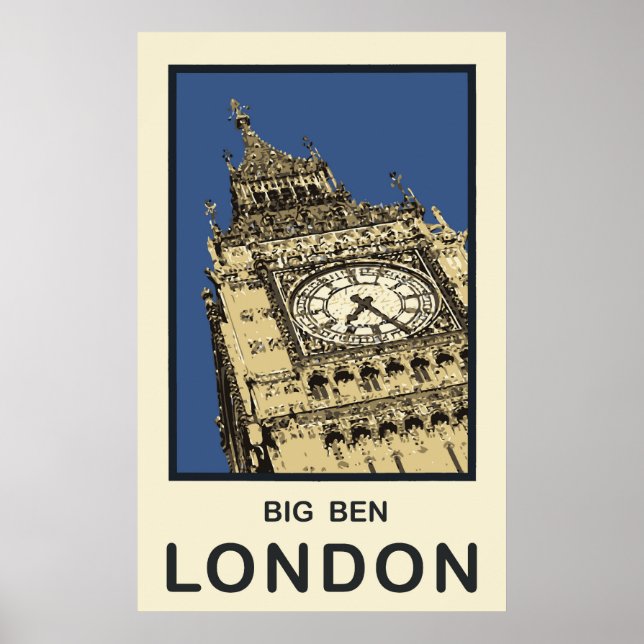 London Big Ben Poster (Vorne)