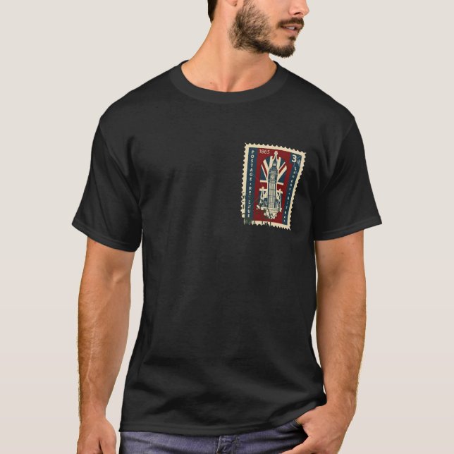 London Big Ben Reiseplakat T-Shirt (Vorderseite)