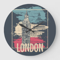 London Big Ben: Typografisches Poster