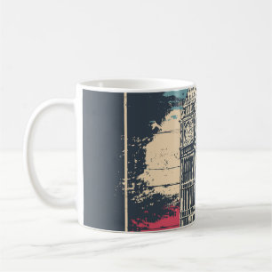 London Big Ben: Typografisches Poster Kaffeetasse