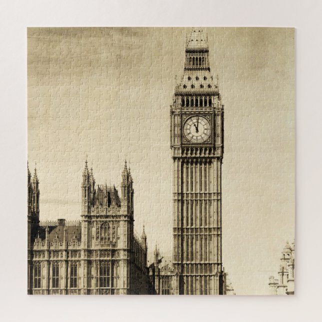 London Big Ben: Vintage Sicht (Vertikal)