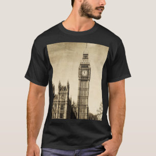 London Big Ben: Vintage Sicht T-Shirt