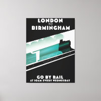 London bis Birmingham Train poser