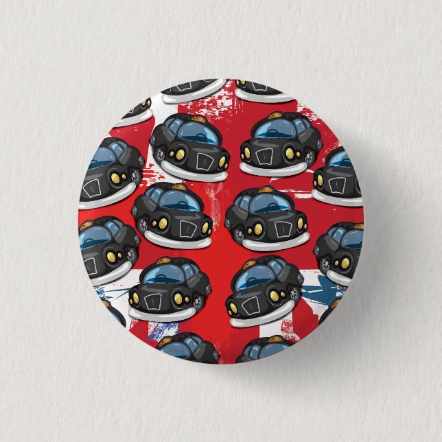 London Black Cab Button (Vorderseite)