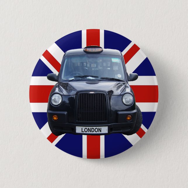 London Black Taxi Button (Vorderseite)