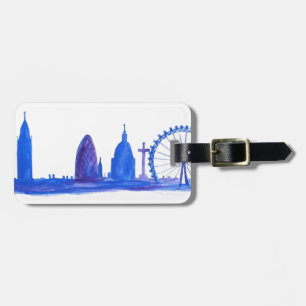 London Blau Gepäckanhänger