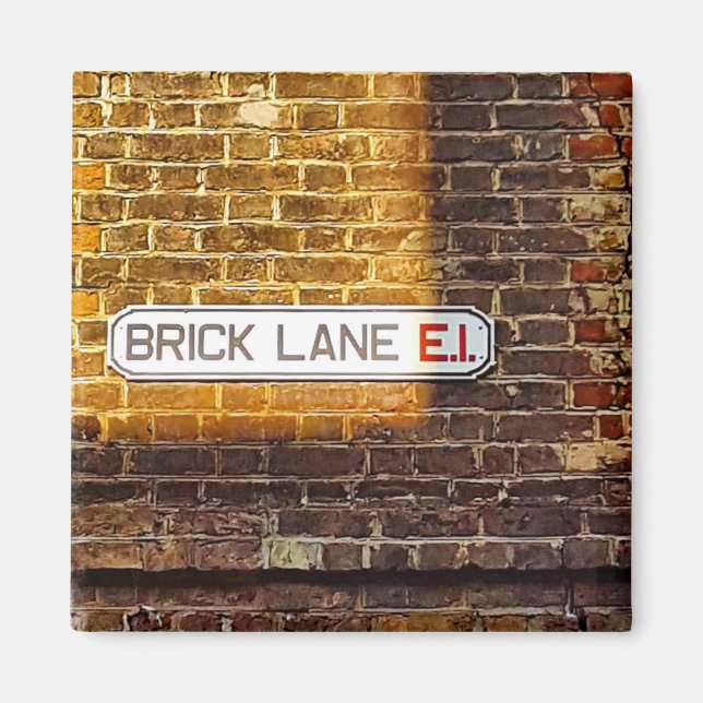 London - Brick Lane Magnet (Vorne)