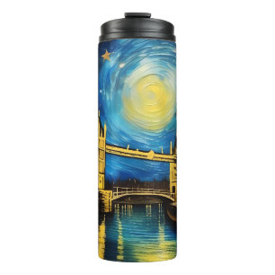 London Bridge Acryl-Kunst, Thermosbecher