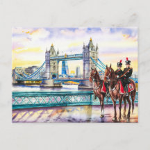 London Bridge Aquarell