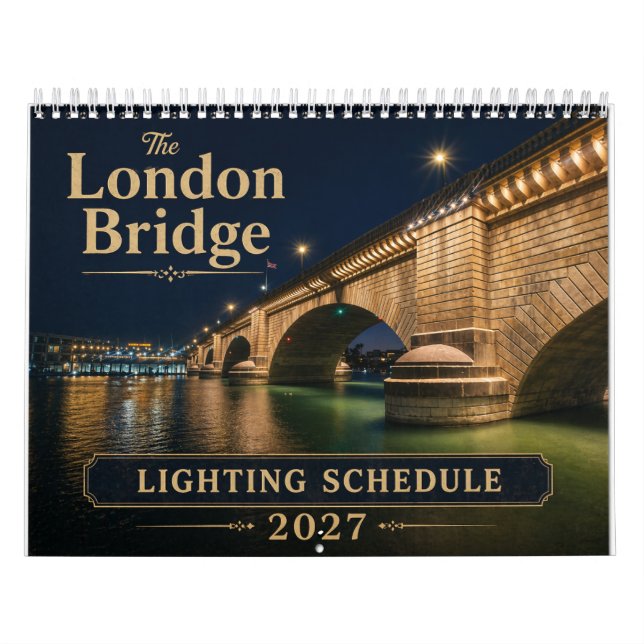 London Bridge Beleuchtungsplan Kalender (Titelbild)