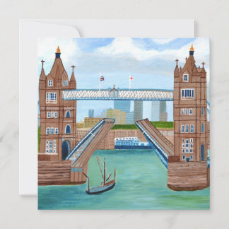 London Bridge Einladungskarte