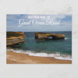 London Bridge Great Ocean Road Australia Postkarte