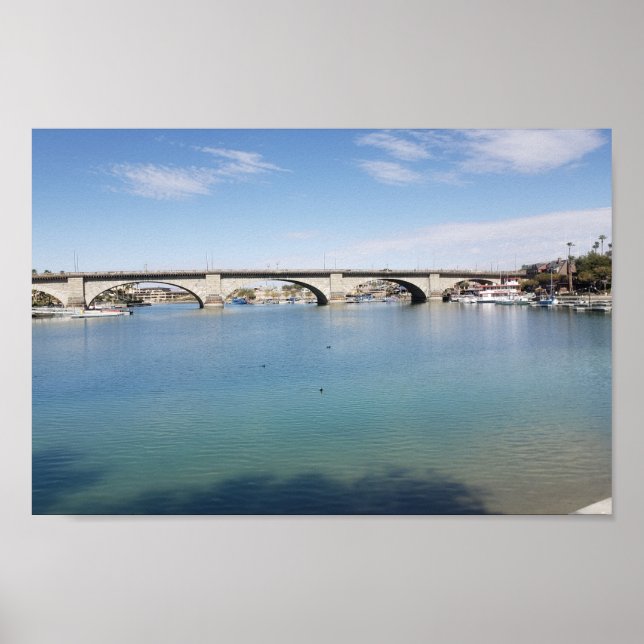 London Bridge, Lake Havasu City, Arizona Poster (Vorne)