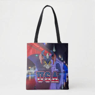 London Bridge mit American Bald Eagle Tasche