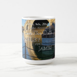 London Bridge Save the Date Einladung Kaffeetasse