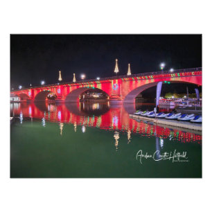 London Bridge Weihnachten Fotodruck