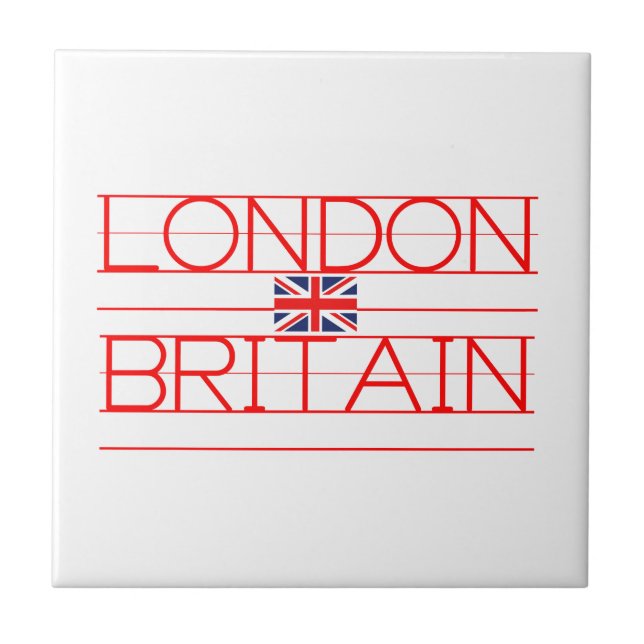 LONDON BRITAIN FLIESE (Vorderseite)