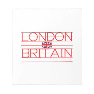 LONDON BRITAIN NOTIZBLOCK