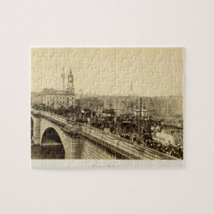 London-Brücke, c.1880 (Sepia-Foto)
