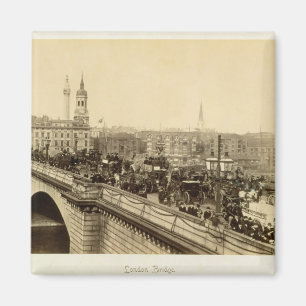 London-Brücke, c.1880 (Sepia-Foto) Magnet