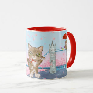 London-Brücken-Katze Tasse