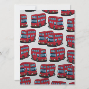 London Bus Einladung