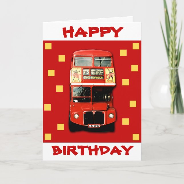London Bus - Geburtsstunde Karte 01 (Vorderseite)