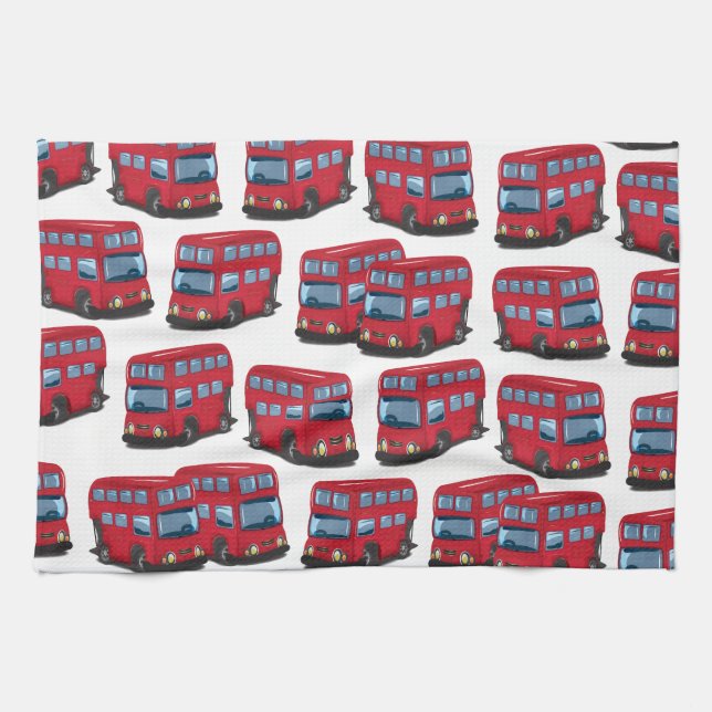 London Bus Küchentuch (Horizontal)