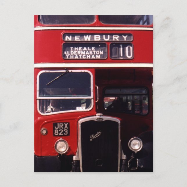 London Bus - Newbury Postkarte (Vorderseite)