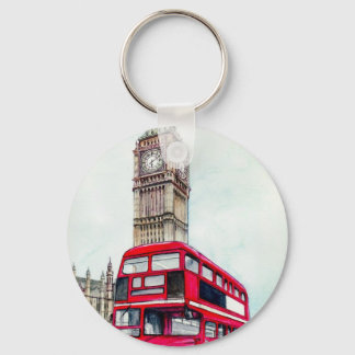 London Bus und Big Ben Schlüsselanhänger