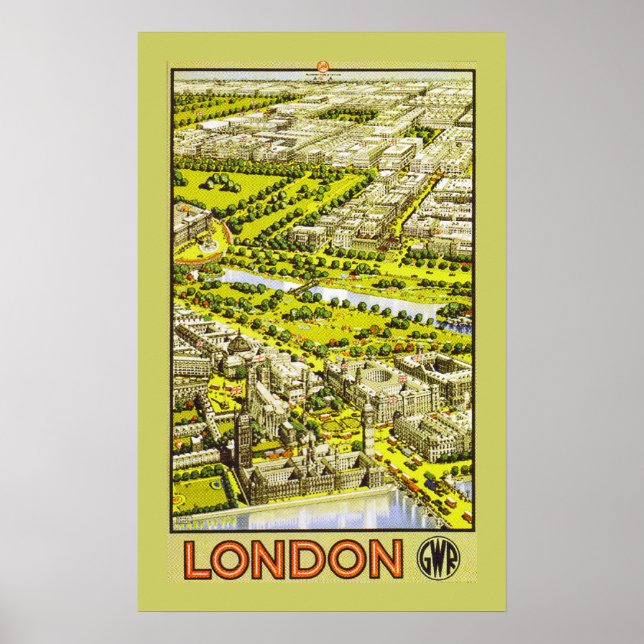 London by GWR (Grenze) Poster (Vorne)