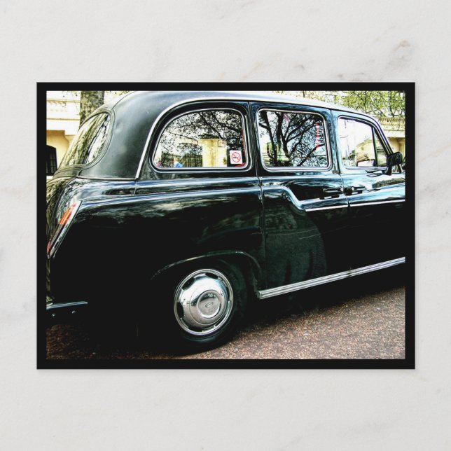 London Cab Postcard Postkarte (Vorderseite)