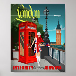 London Calling Kunstprint Poster