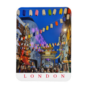 London Chinatown am Kühlschrankmagnet Magnet