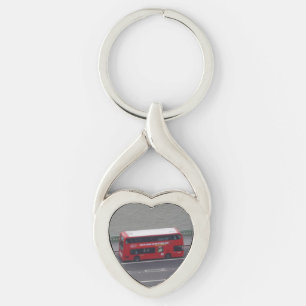 London City Bus Heart Keychain Schlüsselanhänger