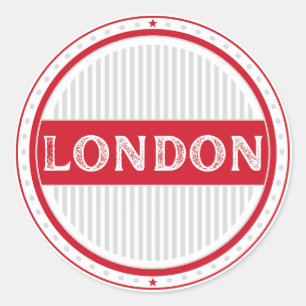 London City Pride Emblem – Englische Identität Runder Aufkleber