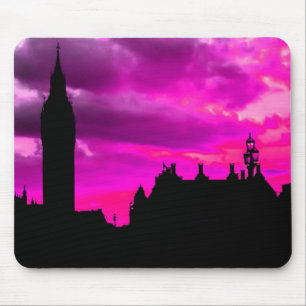 London City Sunset Panorama UK Travel Mousepad