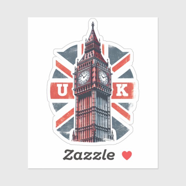 London City Travel Sticker Design (Blatt)
