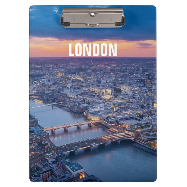 London Cityscape Klemmbrett (Vorderseite)