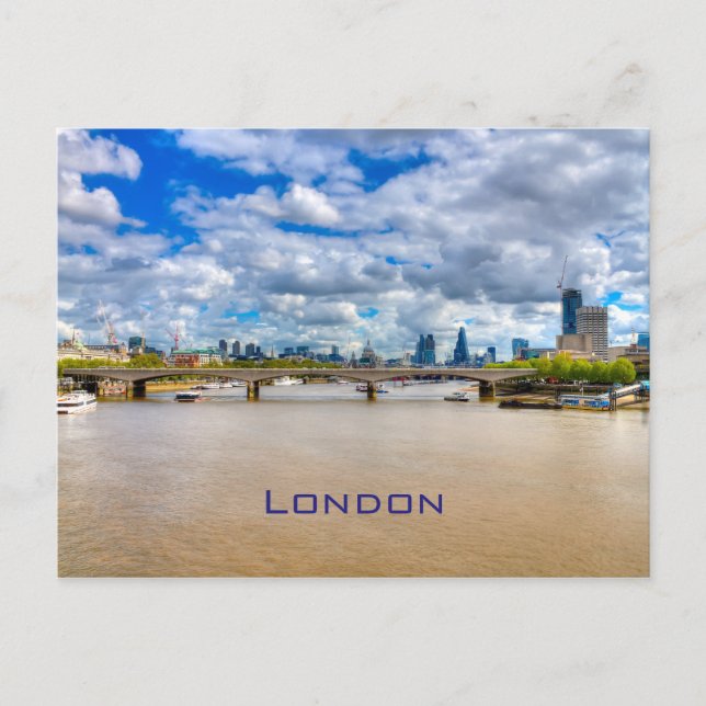 London Cityscape Postkarte (Vorderseite)