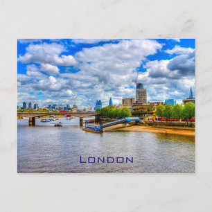 London Cityscape Postkarte