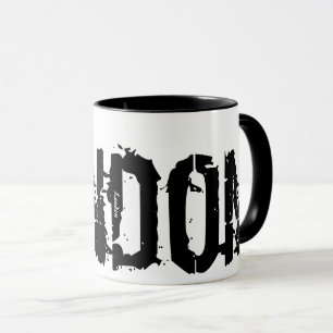 London - Cooler Stadtstil - Schwarz-Weiß-Tasse Tasse