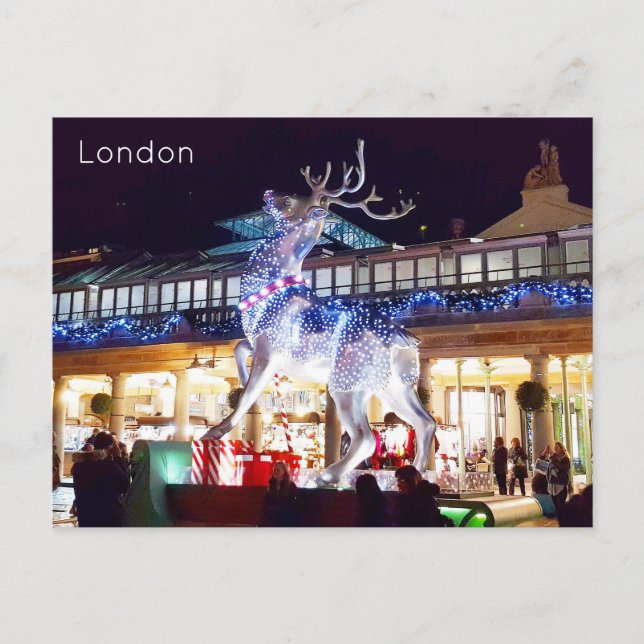 London - Covent Garden Feiertagspostkarte (Vorderseite)