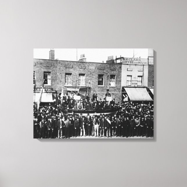 London Dock Strike, 1889 2 Leinwanddruck (Vorderseite)