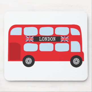 London-doppelstöckiger Bus Mousepad