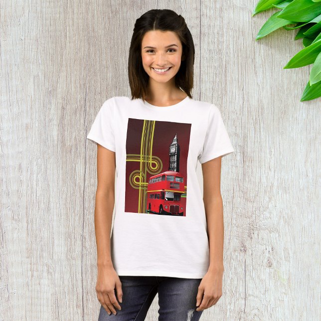 London Double Decker Bus T - Shirt (Von Creator hochgeladen)