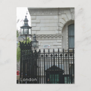 London - Downing Street Feiertagspostkarte