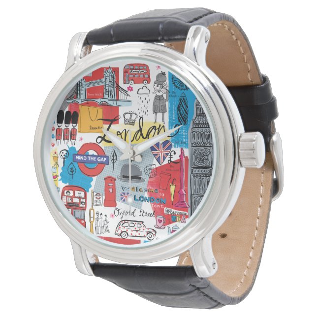 London, England Armbanduhr (Schrägansicht)