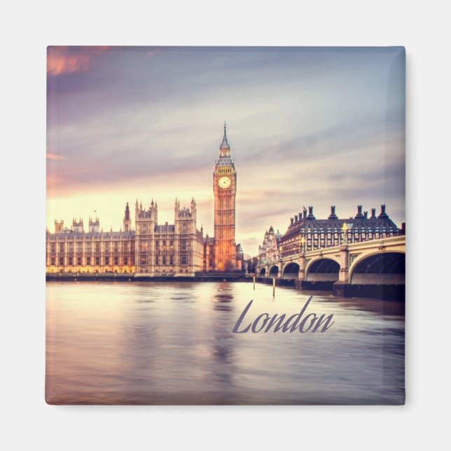 London England Big Ben Magnet (Vorne)
